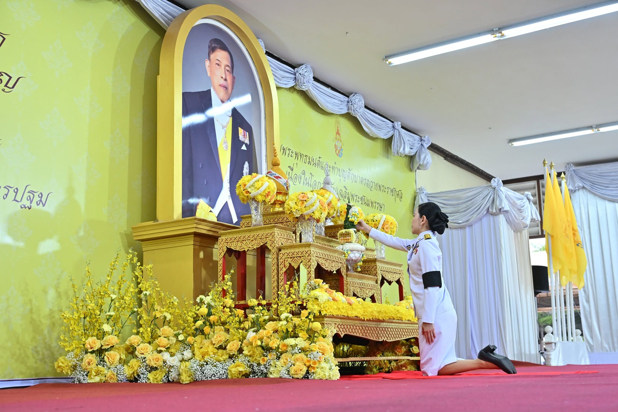 title - ส.ป.ก.นครปฐม เข้าร่วมพิธีทางศาสนามหามงคล และพิธีเจริญพระพุทธมนต์ พิธีทำบุญตักบาตรถวายพระราชกุศล พระบาทสมเด็จพระเจ้าอยู่หัว เนื่องในโอกาสวันเฉลิมพระชนมพรรษา 28 กรกฎาคม 2569